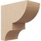 Ekena Millwork 6"W x 12"D x 12"H Classic Ridgewood Rough Cedar Woodgrain TimberThane Corbel, Primed Tan CORUR06X12X12RIDRCPR - alternate 1